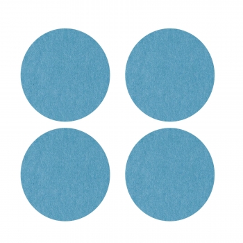 Violan® - Set of round coasters - ice blue