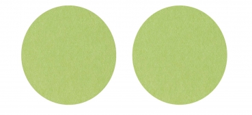 Violan® - Set of round coasters - lime