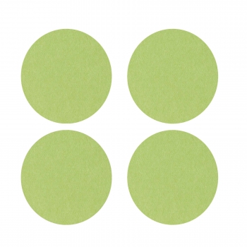 Violan® - Set of round coasters - lime