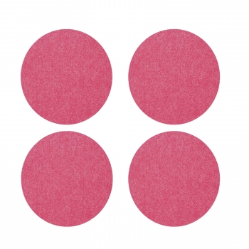 Violan® - Set of round coasters - pink