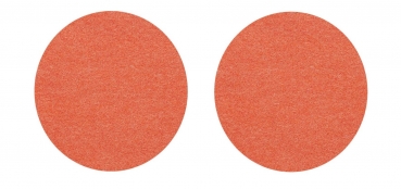 Set (2 pieces) of round placemats - orange