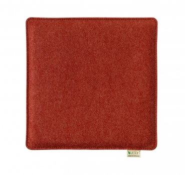 Cushion square - cherry red