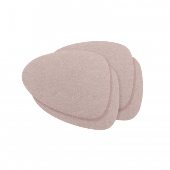 Violan® - Set of coasters "wave"- pebble