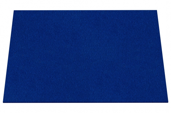 Wool felt place mat rectangular - night blue