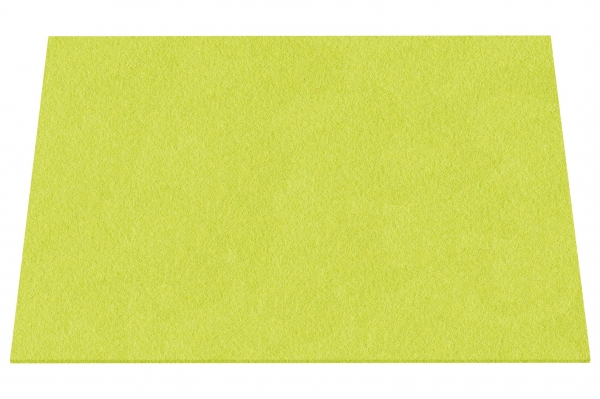 Wool felt place mat rectangular - kiwi