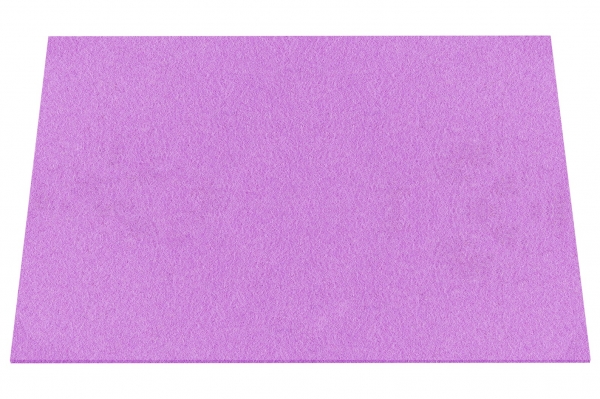 Wool felt place mat rectangular - pink