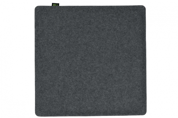 100 % Wool felt Cushion square - anthracite