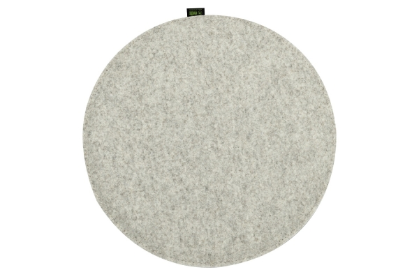 100 % Wool felt Cushion Circle - beige- melange