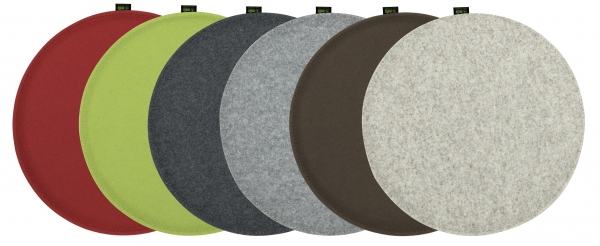 100 % Wool felt Cushion Circle - silver grey
