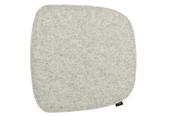 100% Wool Felt Cushion for Eames Arm Chair - beige melange