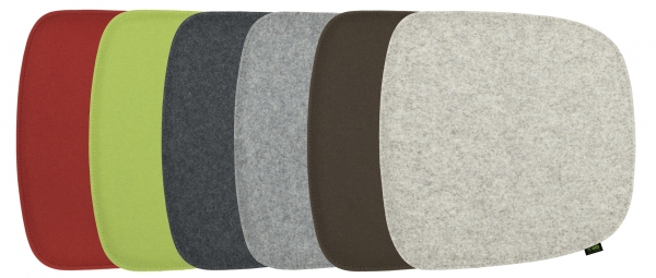 100% Wool Felt Cushion for Eames Arm Chair - beige melange
