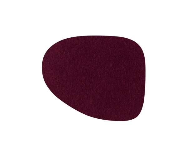 Wollfilz Tischset wave - bordeaux