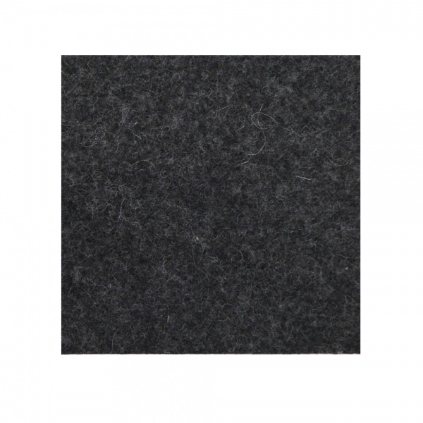 Wool felt square coasters - anthracite