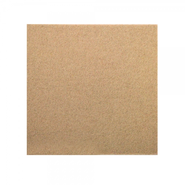Wool felt square coasters - caramel