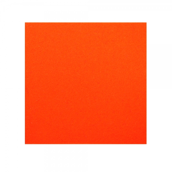 Wool felt square coasters - orange