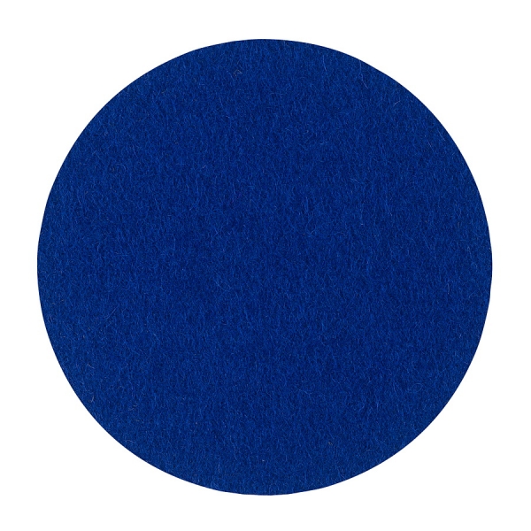Wool felt round coasters - night blue