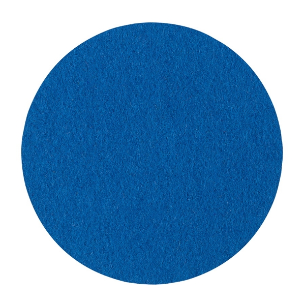 Wool felt round coasters - petrol