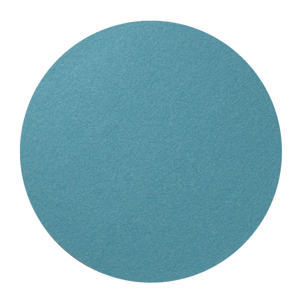 Wool felt place mat circle - lagoon