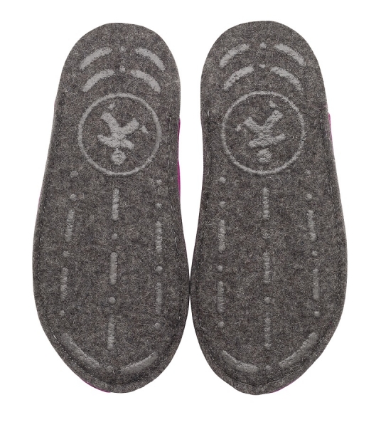 Felt slippers - black