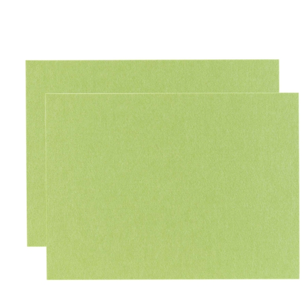 Set (2 pieces) of rectangular placemats - lime