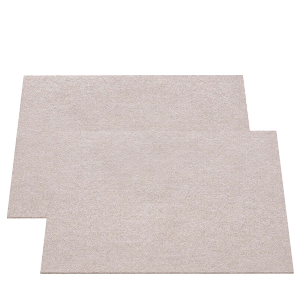 Set (2 pieces) of rectangular placemats - pebble
