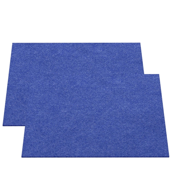 Set (2 pieces) of rectangular placemats - dark blue