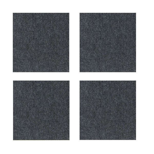 Violan® - Set of square coasters - graphite