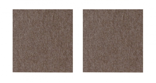 Violan® - Set of square coasters - chocolate