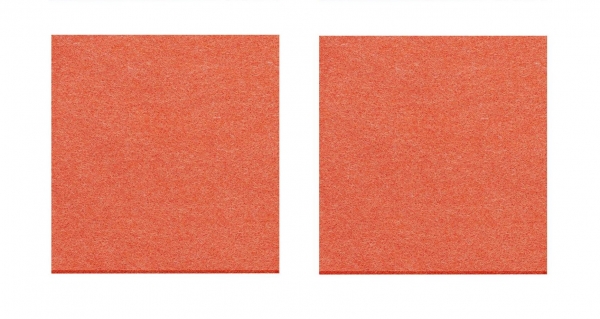 Violan® Untersetzer Set in quadratisch - orange