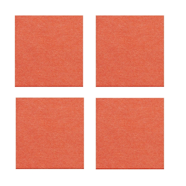 Violan® Untersetzer Set in quadratisch - orange