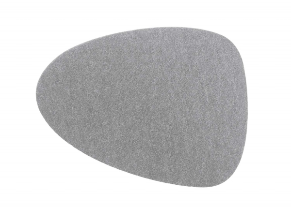 Violan® - Set of coasters "wave"- silver grey