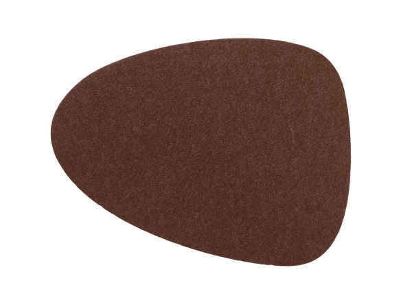Violan® - Set of coasters "wave"- chocolate