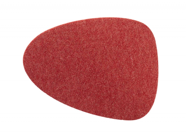 Violan® - Set of coasters "wave"- cherry red