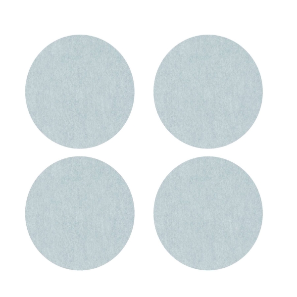 Violan® - Set of round coasters - silver grey