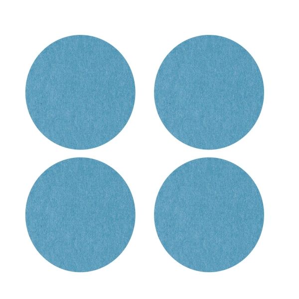 Violan® - Set of round coasters - ice blue