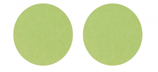 Violan® - Set of round coasters - lime