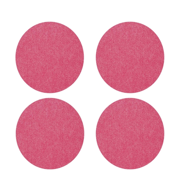Violan® - Set of round coasters - pink