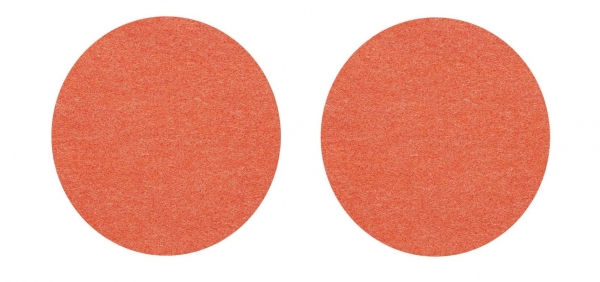 Set (2 pieces) of round placemats - orange