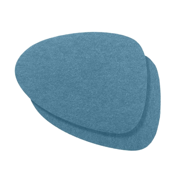 Set (2 pieces) of placemats "Wave" - ice blue