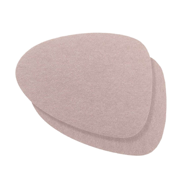 Set (2 pieces) of placemats "Wave" - pebble