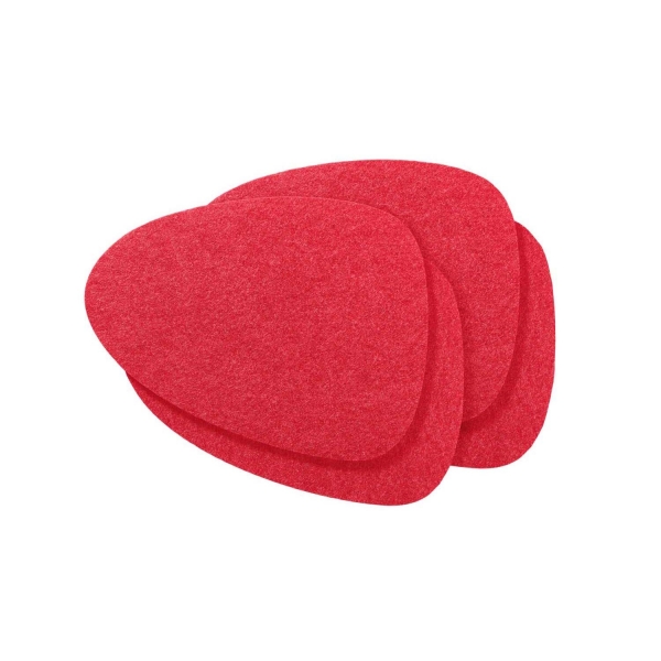 Violan® - Set of coasters "wave"- pink