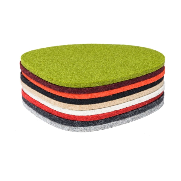 Wollfilz Tischset wave - kiwi