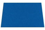 Wool felt place mat rectangular - petrol