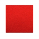 Wool felt square coasters - cherry red