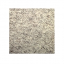 Wool felt square coasters - beige melange