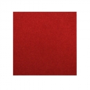 Wool felt square coasters - bright red