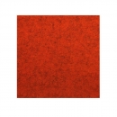 Wool felt square coasters - papaya