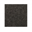 Wool felt square coasters - dark brown
