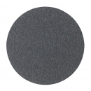 Wool felt place mat circle - stone grey
