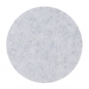 Wool felt place mat circle - alu meliert